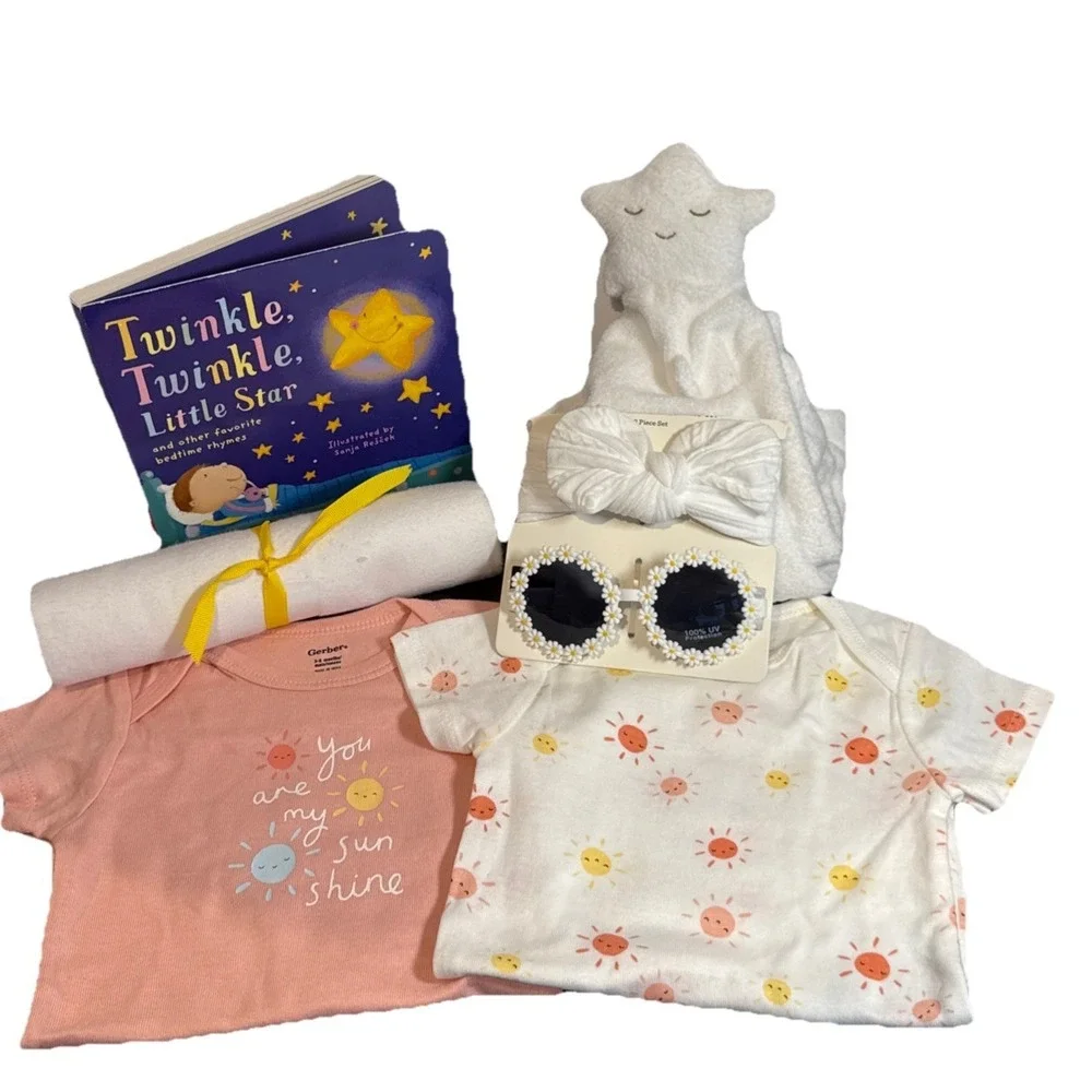 Baby Girl Shower Gift, Welcome Home Infant Present, Twinkle Twinkle Little Star